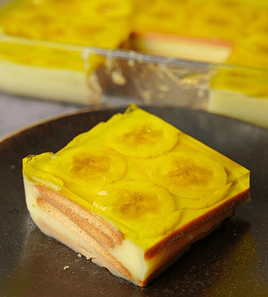 Banana Halal Gelatin Dessert Jell-O 3.oz each - Pack of 6 - جيليه الموز حلال