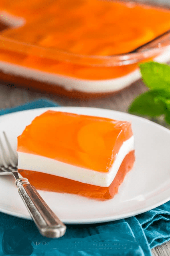 Apricot Halal Gelatin Dessert Jell-O  3.oz each - Pack of 6 - جيليه المشمش حلال
