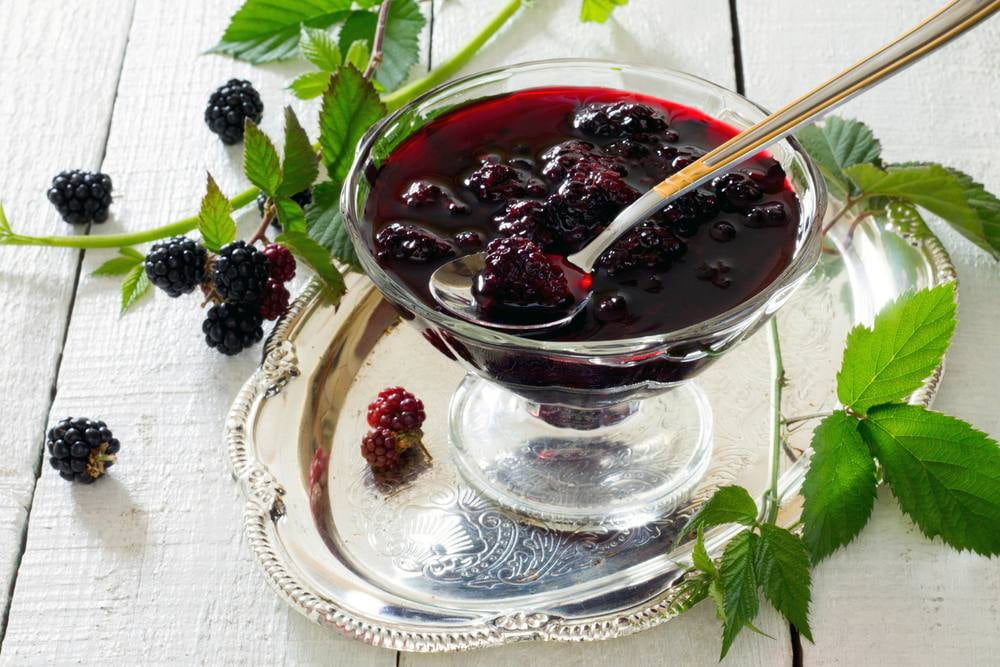 Mulberry Halal Gelatin Dessert Jell-O 3.oz each - Pack of 6 - جيليه التوت حلال