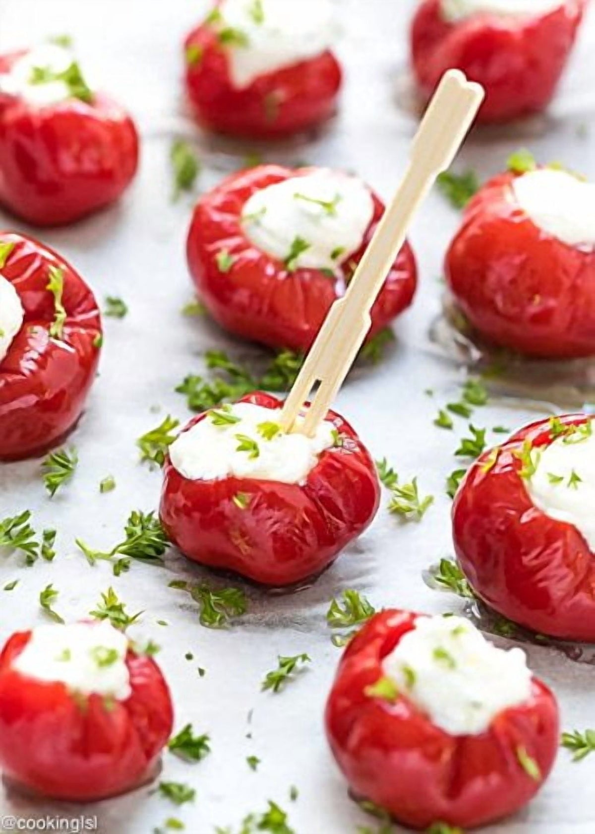 Cherry Red Peppers Stuffed with Cheese- - 2 Glass Jars Net Wt. 33.9oz. (960g)