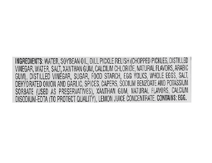 waterfront BISTRO Tartar Sauce - Six (6) Bottles 9oz. (255g)