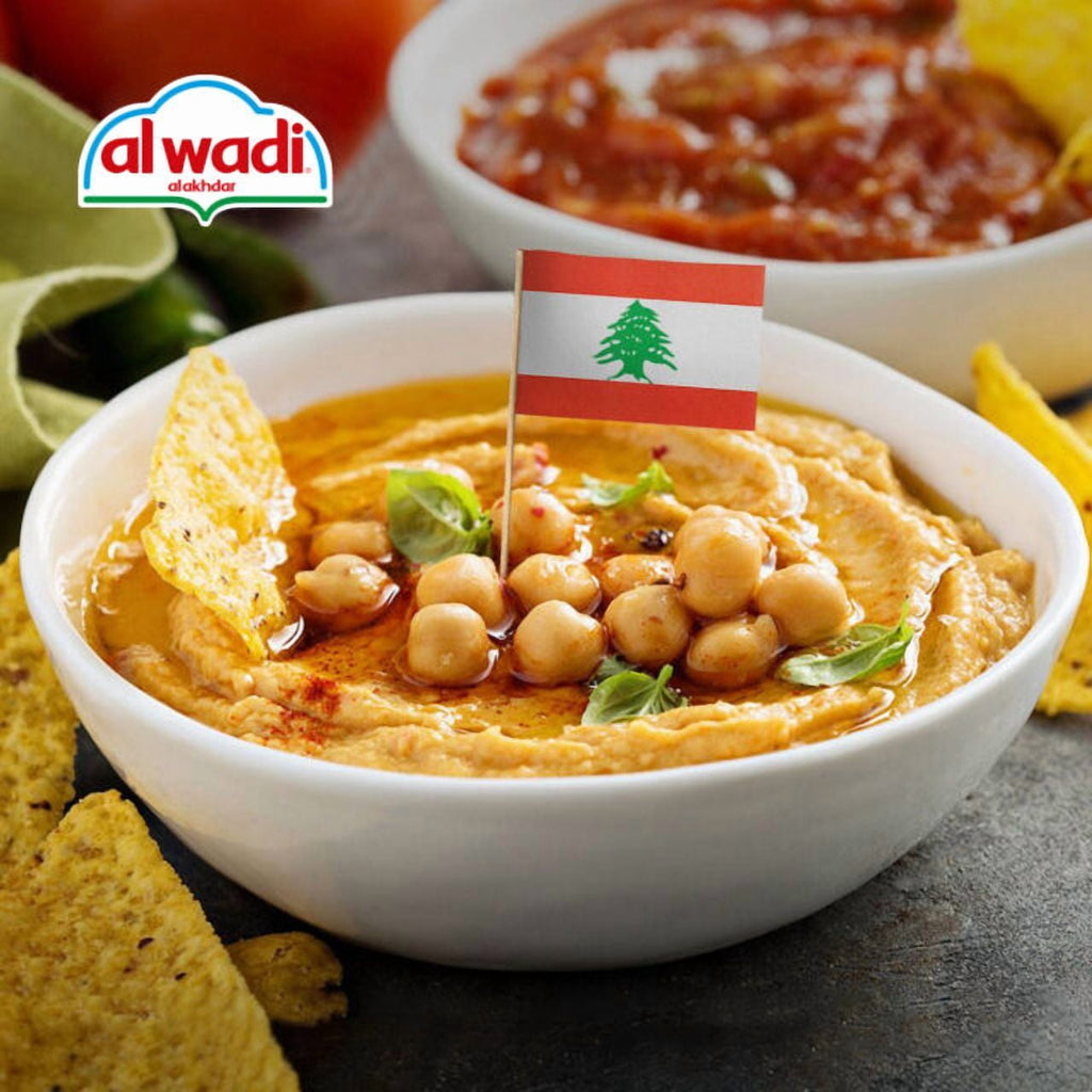 Al Wadi Hummus Chickpea with Tahini Dip One (1) Cans Family Size 29.75 oz/1 Lb. 14oz.