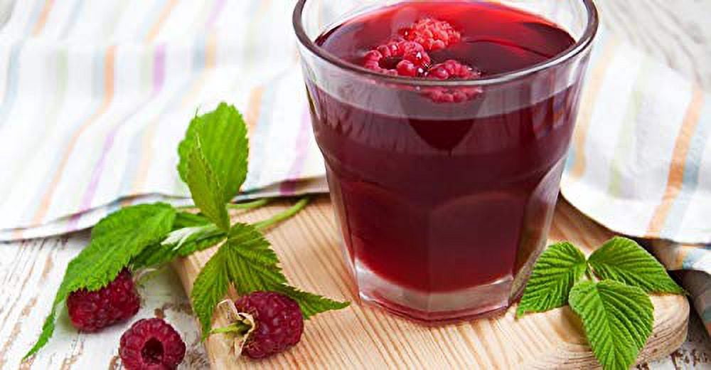 Raspberry Juice Net 33.8 fl.oz (1 Ltr.) - One Glass Bottle - High in Antioxidants