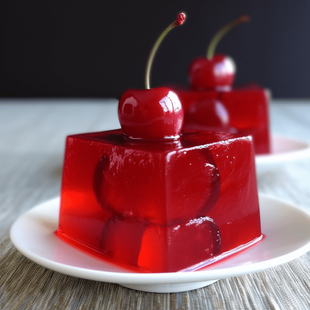Cherry Halal Gelatin Dessert Jell-O 3.oz each - Pack of 6 - جيليه الكرز حلال