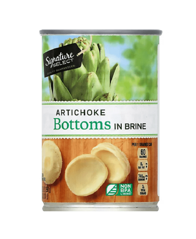Artichoke in Brine Artichokes Bottoms, Gluten-Free, 2 Cans, 13.75 Oz