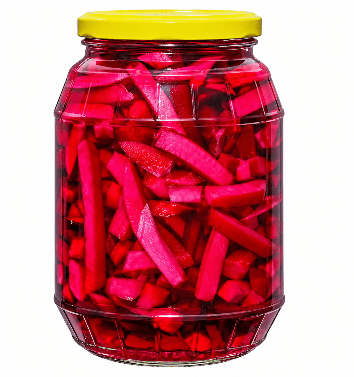 Pickled Turnips Lebanese-style  Four (4) Glass Jar Drain Weight 16oz