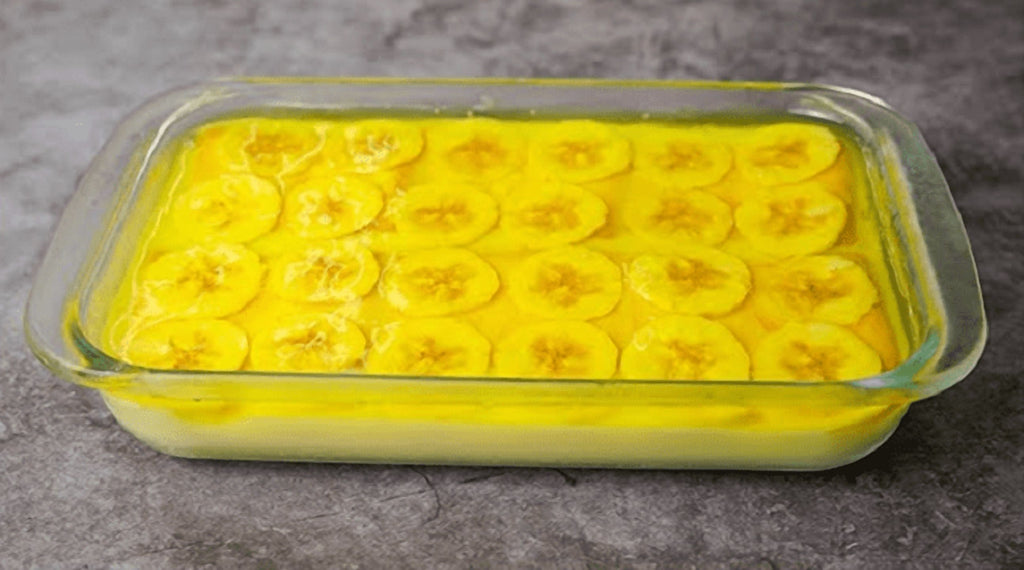 Banana Halal Gelatin Dessert Jell-O 3.oz each - Pack of 6 - جيليه الموز حلال