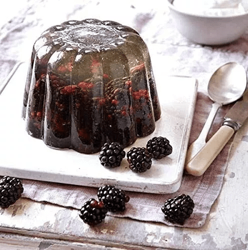 Mulberry Halal Gelatin Dessert Jell-O 3.oz each - Pack of 6 - جيليه التوت حلال