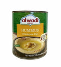 Al Wadi Hummus Chickpea with Tahini Dip One (1) Cans Family Size 29.75 oz/1 Lb. 14oz.