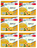 Apricot Halal Gelatin Dessert Jell-O  3.oz each - Pack of 6 - جيليه المشمش حلال