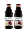Beetroot Juice Net 33.8 fl.oz (1 Ltr.) - Two (2) Glass Bottles - High in Antioxidants