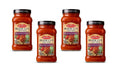 Bertolli Rustic Cut Pasta Sauce Roasted Garlic with Hearty Vegetables 4 Glass Jars 23oz/652g each