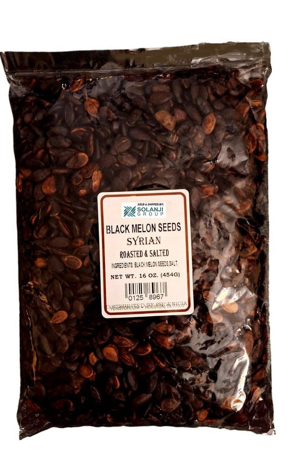 Black Melon Seeds Roasted and Salted One Bag NT. WT. 16oz