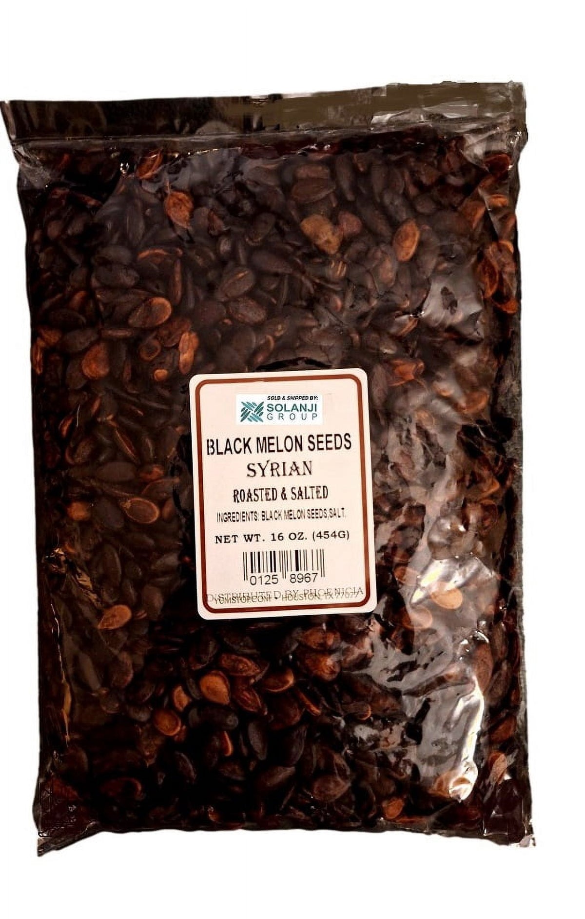 Black Melon Seeds Roasted and Salted One Bag NT. WT. 16oz