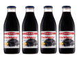 Blackberry Juice Net 33.8 fl.oz (1 Ltr.) - 4 Glass Bottles - High in Antioxidants
