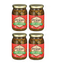Candied Pickled Jalapenos 16 oz. - Four (4) Glass Jars
