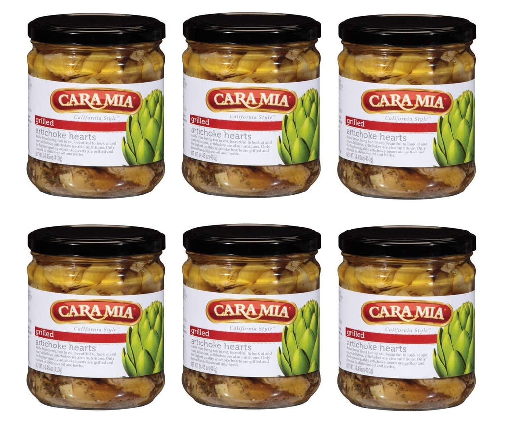 Cara Mia Grilled Artichoke Hearts - Four (4) Pack - 14.45 oz