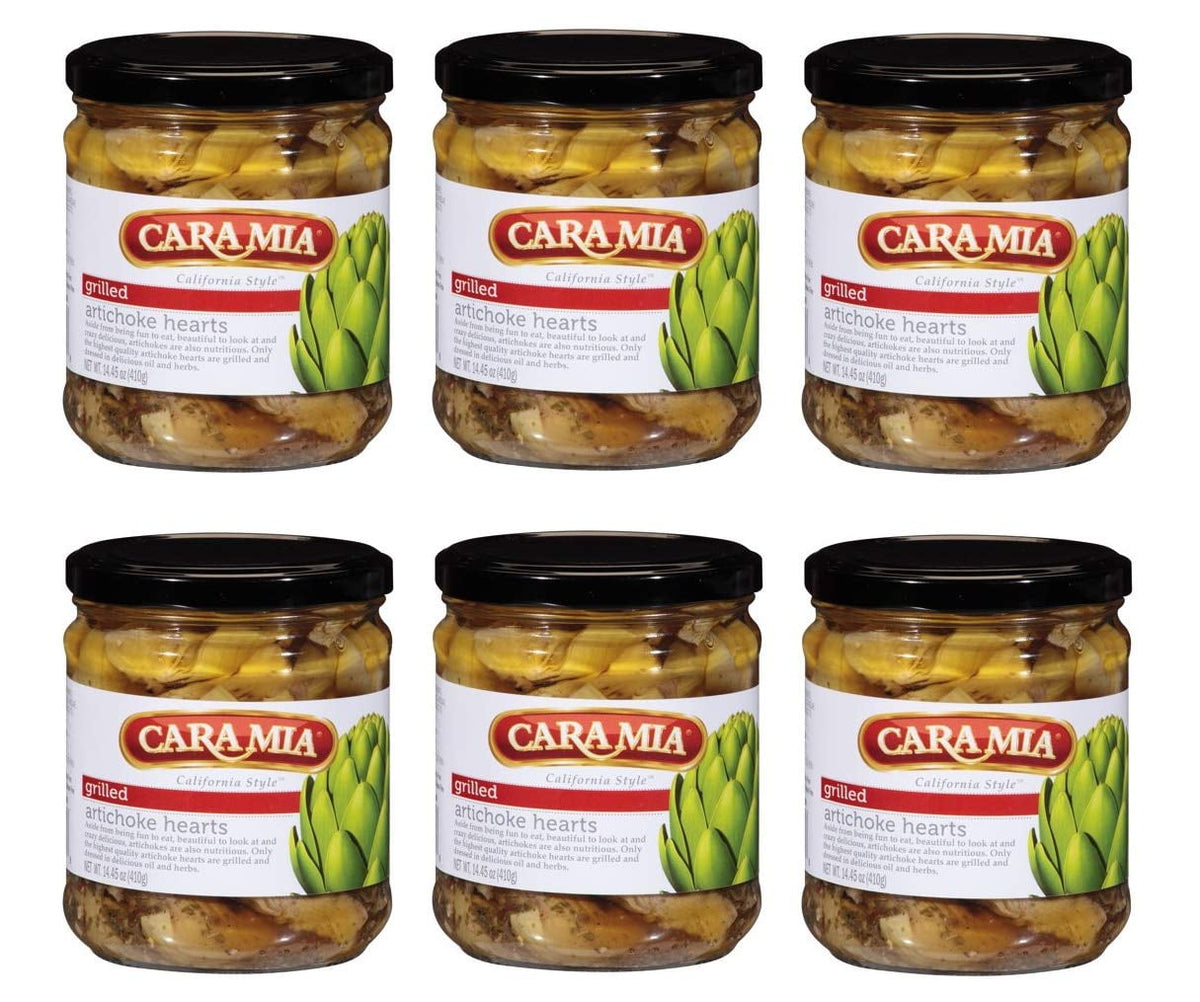 Cara Mia Grilled Artichoke Hearts - Four (4) Pack - 14.45 oz