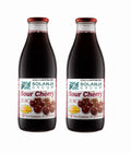 Cherry Juice Net 33.8 fl.oz (1 Ltr.) - Two (2) Glass Bottles - High in Antioxidants