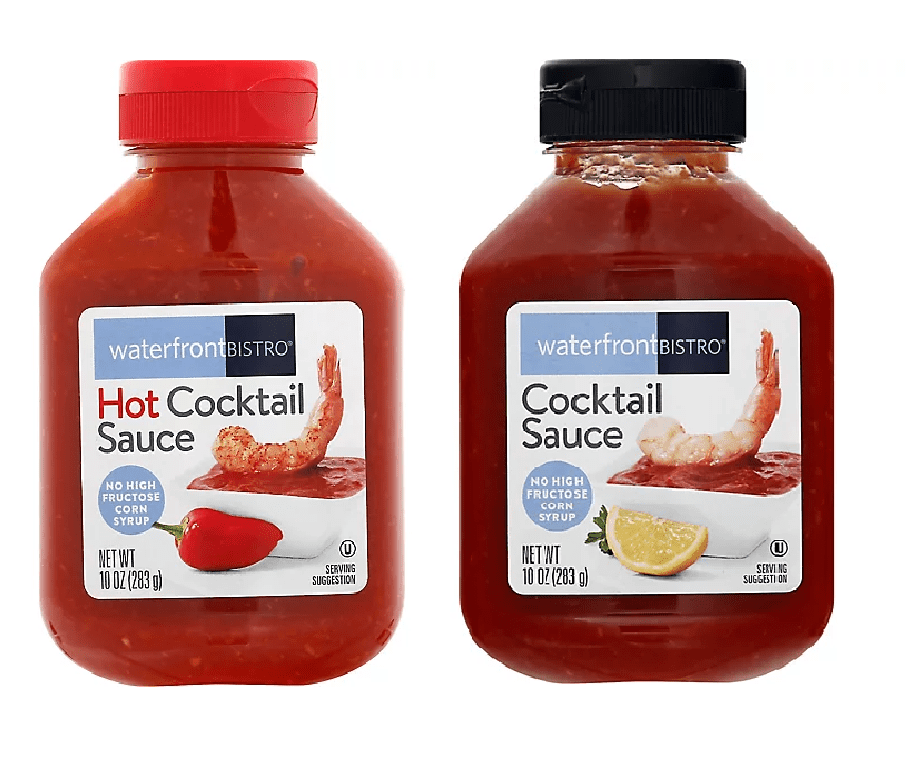 Cocktail Sauce Hot & Mild Combo Two (2) Bottles NT.WT. 10oz. (283g)