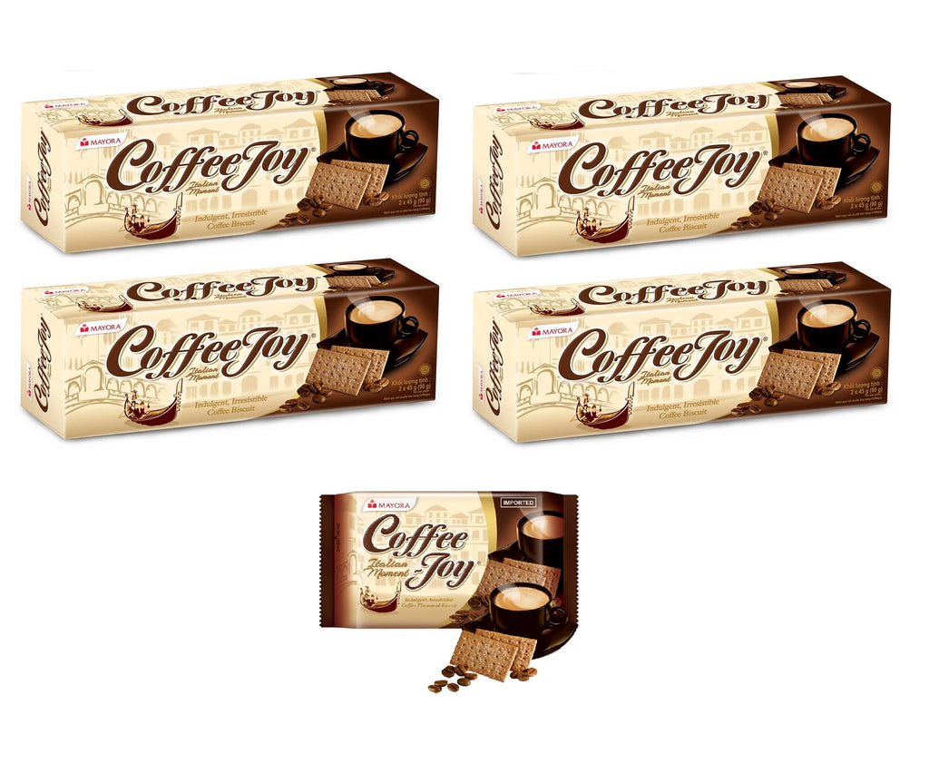 Coffee Joy Italian Moment Coffee Biscuit Four (4) Pack Net WT. 3.2oz (90g) ( HALAL )