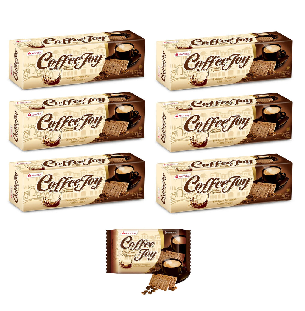 Coffee Joy Italian Moment Coffee Biscuit Six (6) Pack Net WT. 3.2oz (90g) ( HALAL)
