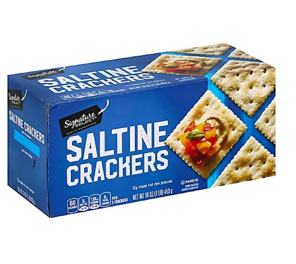 Crackers Saltine - One (1) Box NT. WT. 16 oz. (453g)