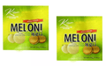 Creamy & Fruits MELONI Sweet Melon Cream Crackers 2 Pack 11.29 Oz. 320g.