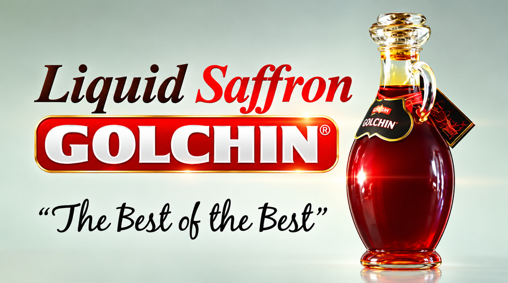 Golchin Liquid Saffron 1 Glass Bottle N.W. 8.4 oz/250 mL