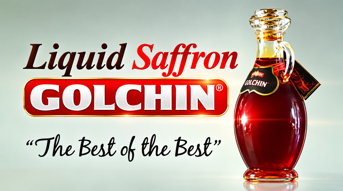 Golchin Liquid Saffron 1 Glass Bottle N.W. 8.4 oz/250 mL