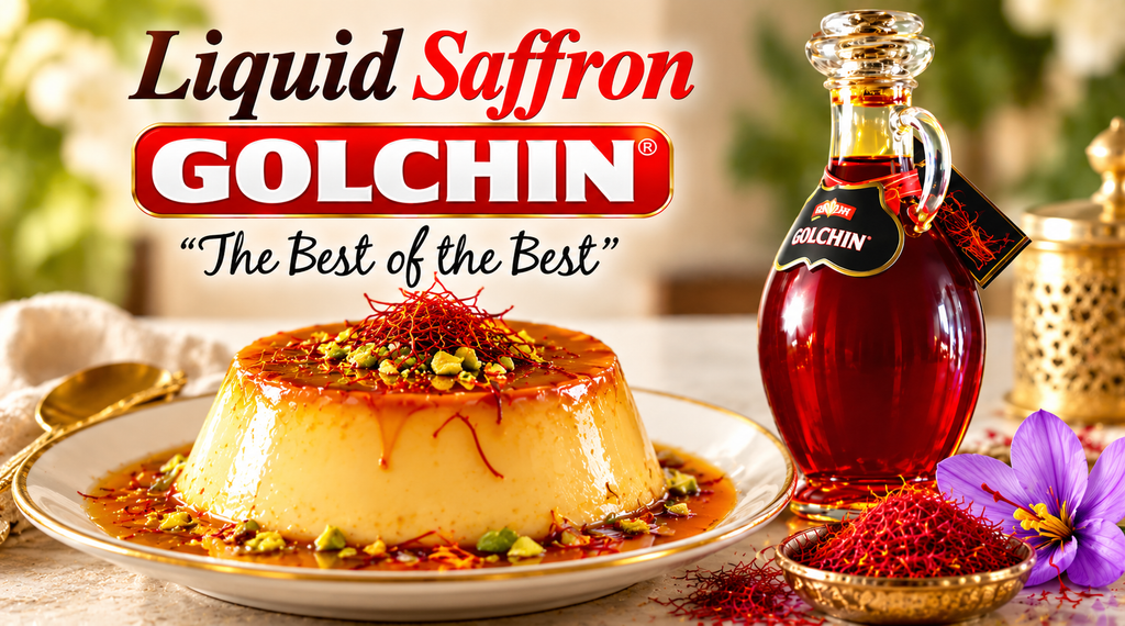 Golchin Liquid Saffron 1 Glass Bottle N.W. 8.4 oz/250 mL