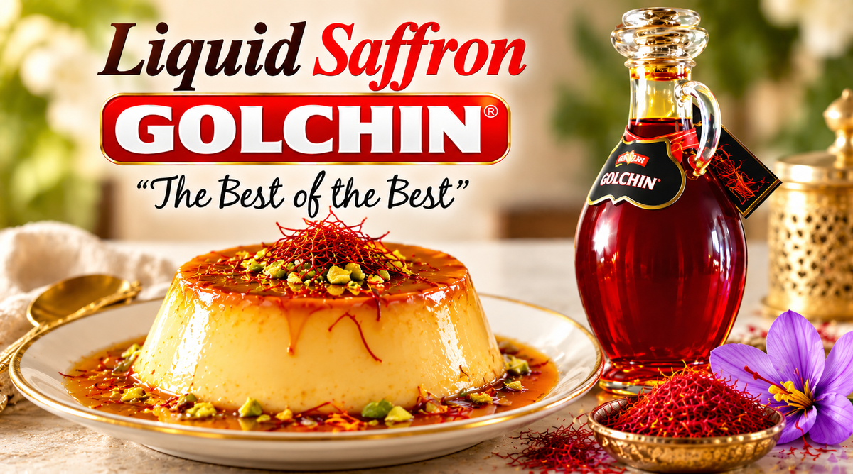 Golchin Liquid Saffron 1 Glass Bottle N.W. 8.4 oz/250 mL