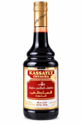 Kassatly Chtaura Traditional Lebanese Jallab Syrup – Middle Eastern Drink Concentrate, 20 fl oz Glass Bottle, 1 Pack