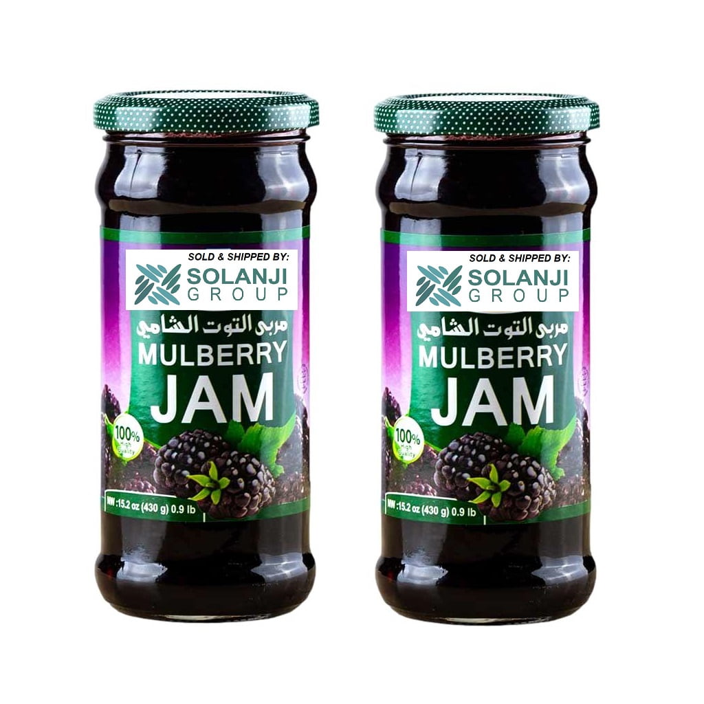 Mediterranean Mulberry Premium Jam 2 Pack 15 Oz/430gm each - مربى التوت