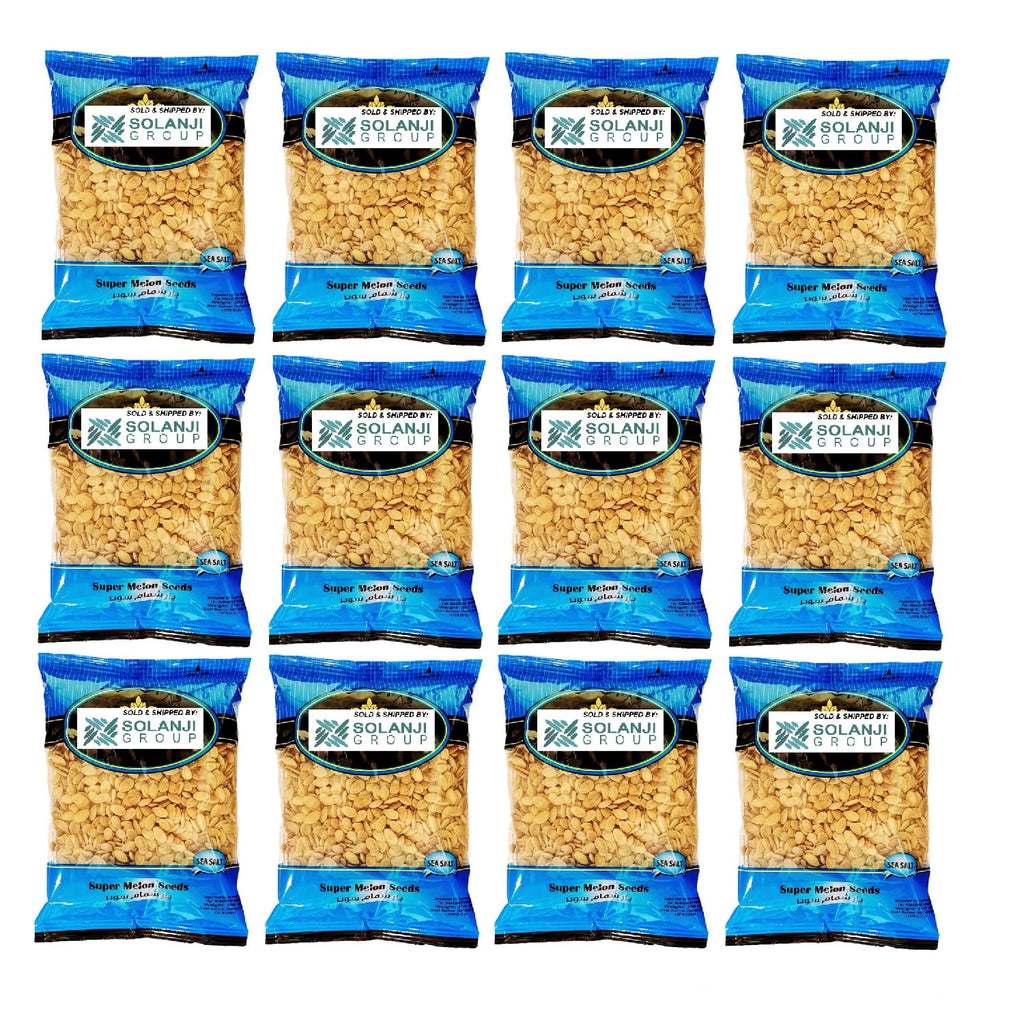Melon Roasted and Salted Seeds ( Egyptian Style )  12 Packs, NT.WT. 12.34oz (350g)