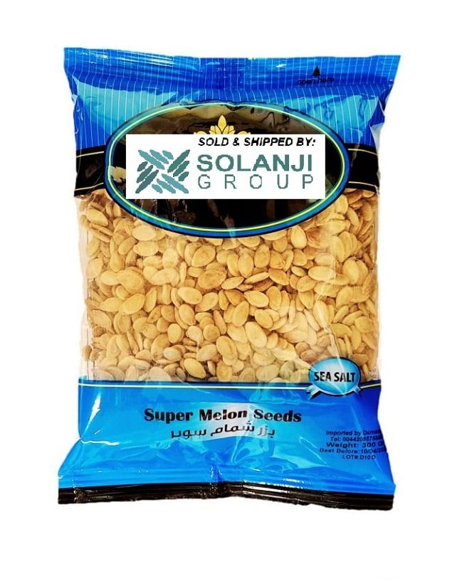 Melon Roasted and Salted Seeds ( Egyptian Style ) One (1) Pack, NT.WT. 12.34oz (350g)