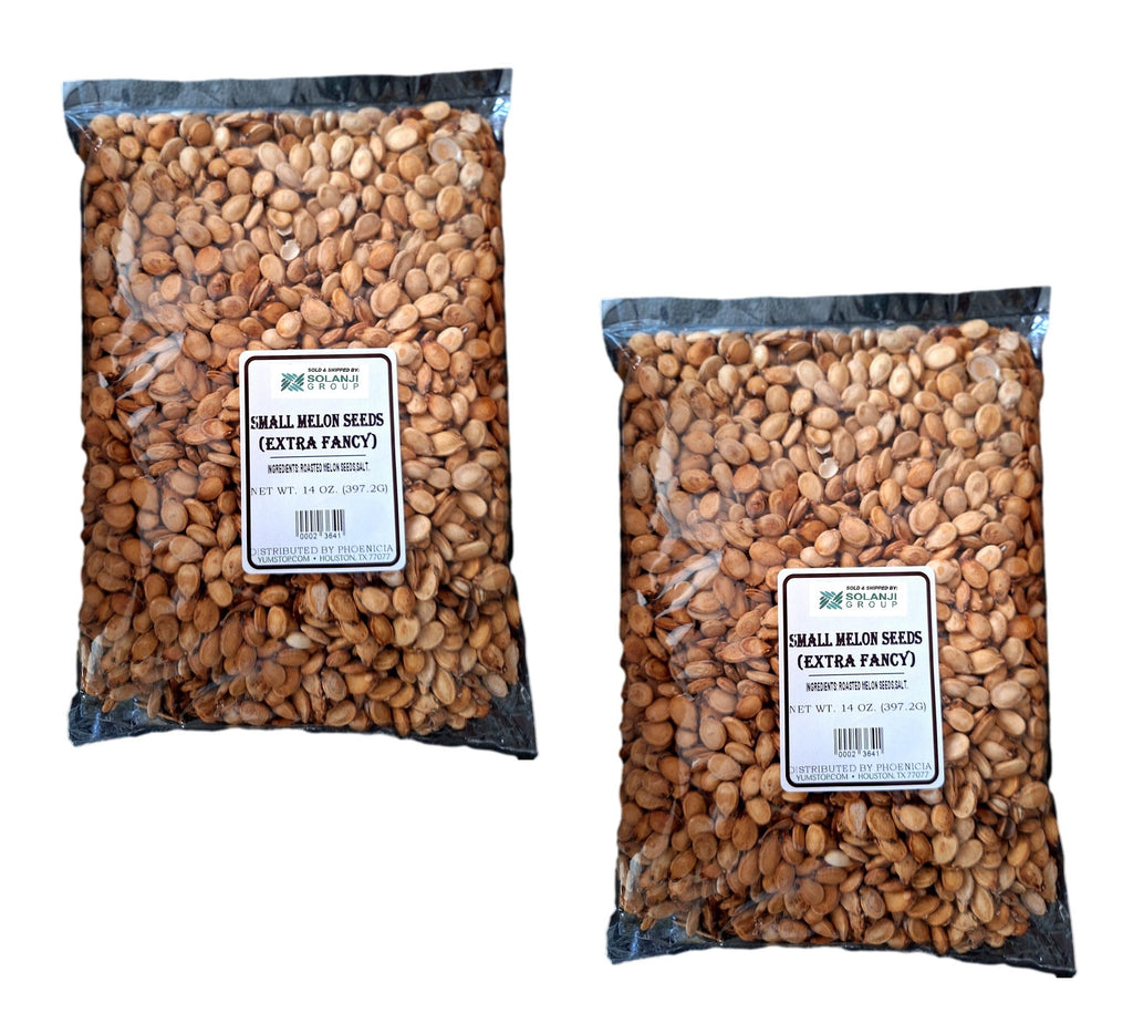 Melon Seeds Extra Fancy Roasted and Salted - Two Bags NT.WT. 14oz. each.