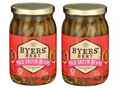Mild Pickled Green Beans with Garlic and Spices - Two (2) 16oz (454g) Glass Jars