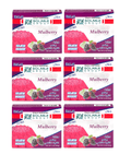 Mulberry Halal Gelatin Dessert Jell-O 3.oz each - Pack of 6 - جيليه التوت حلال