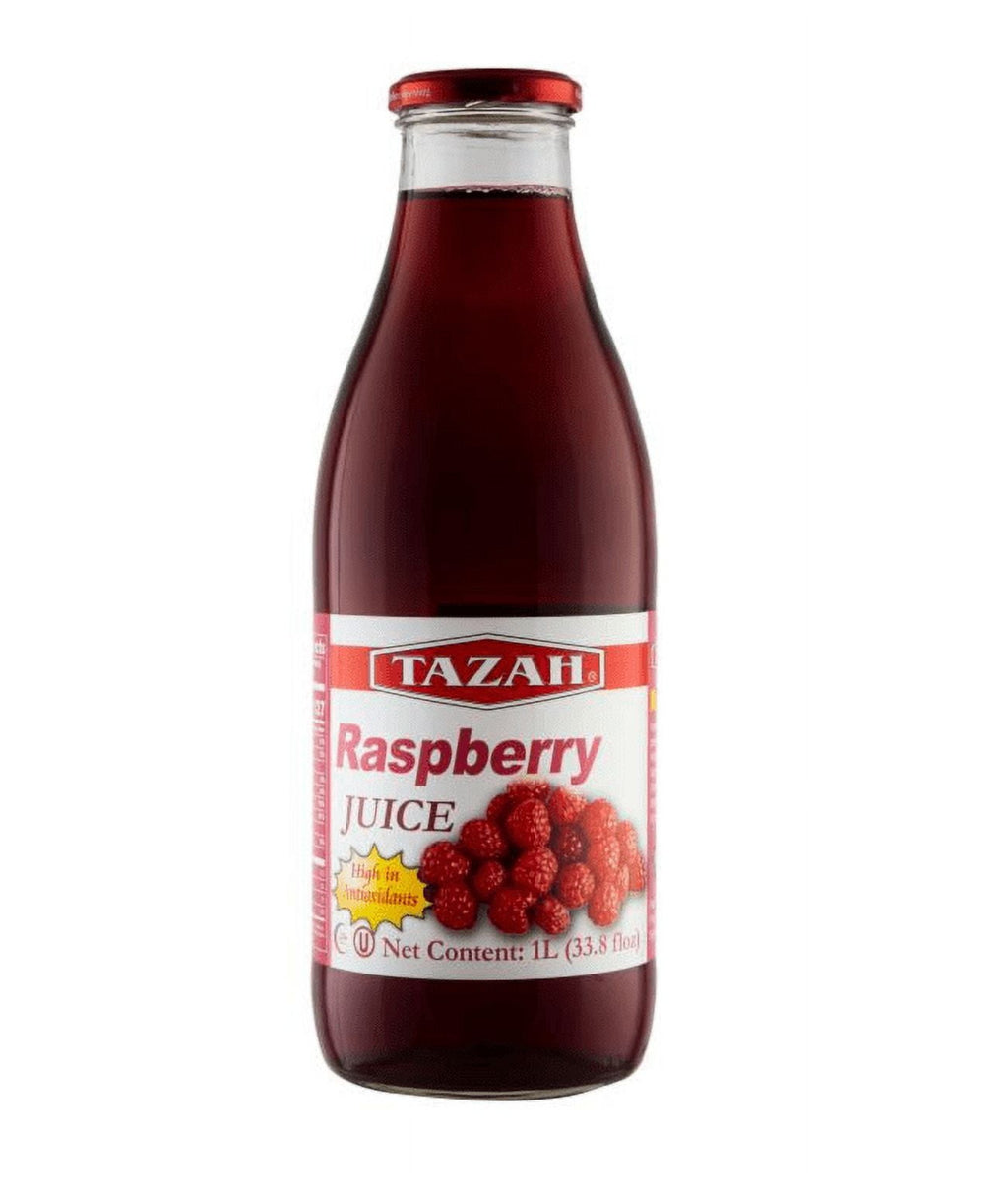 Raspberry Juice Net 33.8 fl.oz (1 Ltr.) - One Glass Bottle - High in Antioxidants