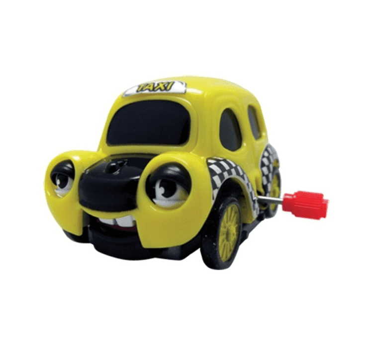 Z Wind Ups Chester the Sleepy Yellow Taxi Wind Up Toy Ages 3+