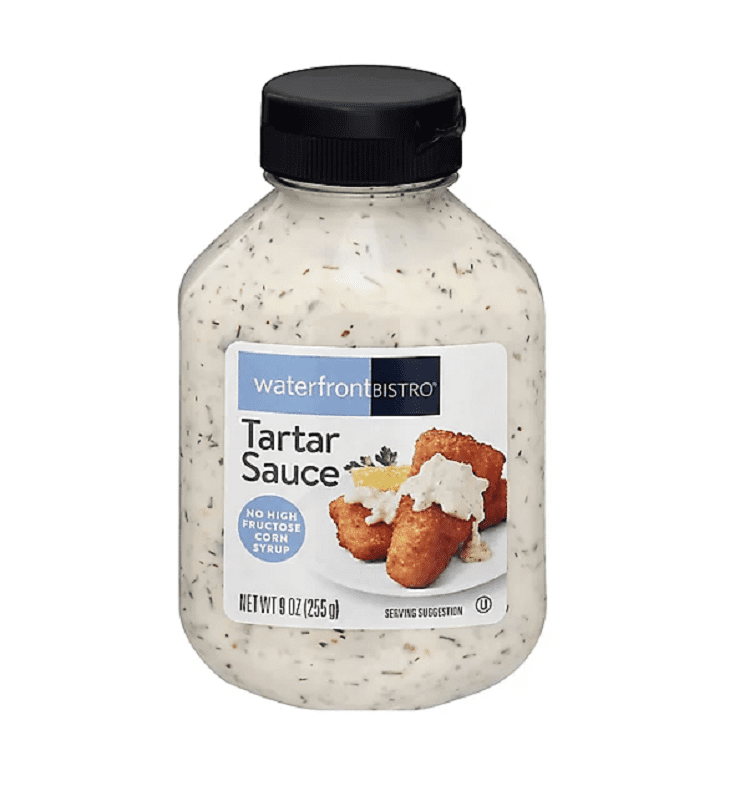 waterfront BISTRO Tartar Sauce - Four (4) Bottles 9oz. (255g)