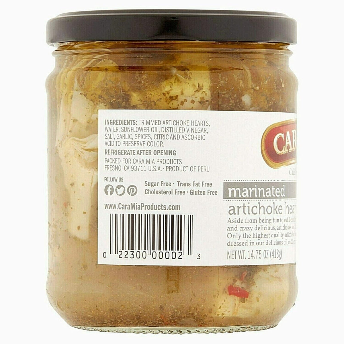 Cara Mia Grilled Artichoke Hearts - Four (4) Pack - 14.45 oz
