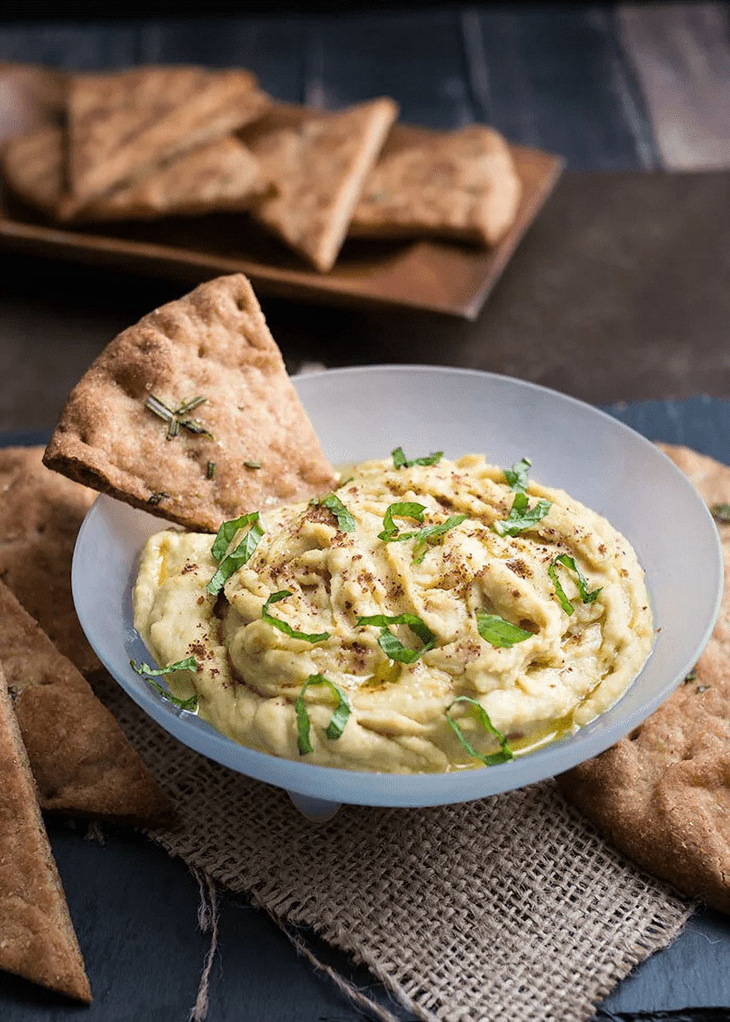 Hummus Chickpea with Tahini Dip Four (4) Cans 14oz. 400g each.