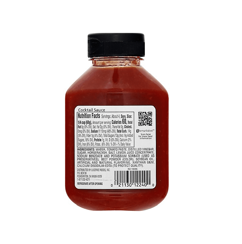 Cocktail Sauce Two (2) Bottles NT.WT. 10oz. (283g)