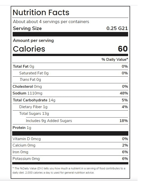 Cocktail Sauce Six (6) Bottles NT.WT. 10oz. (283g)