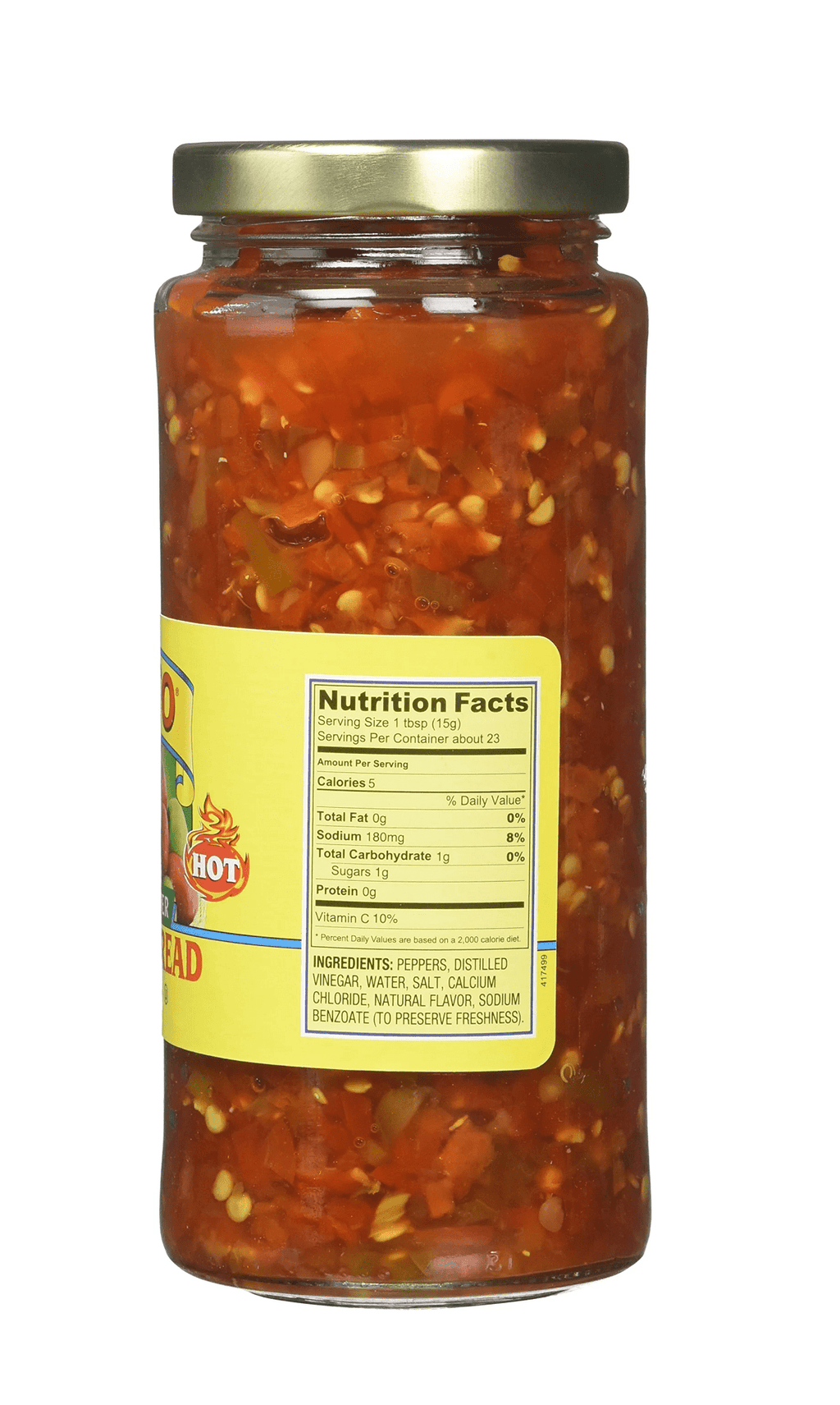 Cento Hot Cherry Peppers Hoagie Spread, Two Glass Jars, 12 Fl Oz, Gluten-Free, Vegetarian