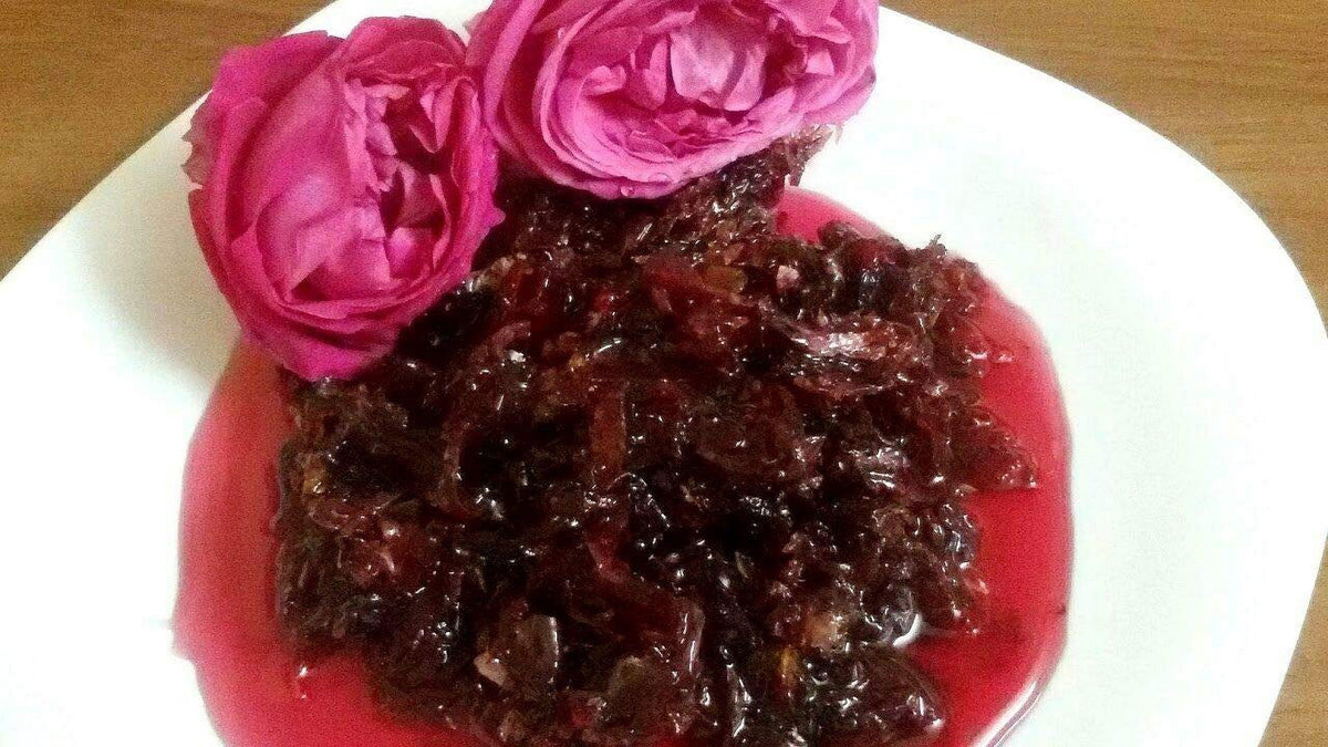 Mediterranean Rose Petals Premium Jam 2 Pack 15 Oz/430gm each - مربى الورد من إنتاج الدرة