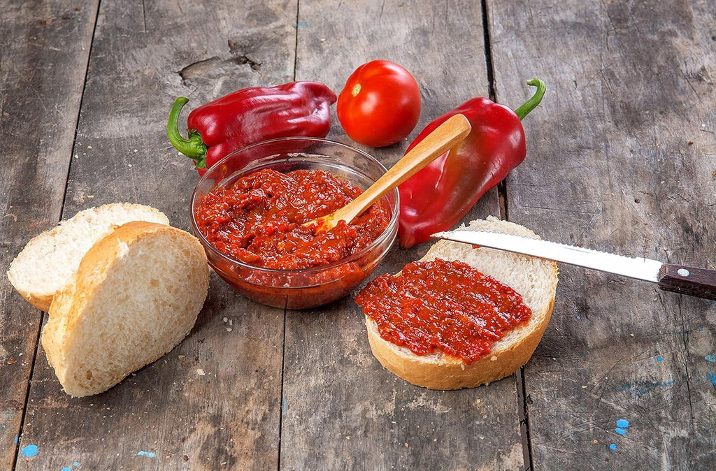ZerGut Ajvar, Hot, Two (2) Glass Jars 19oz. (450g)