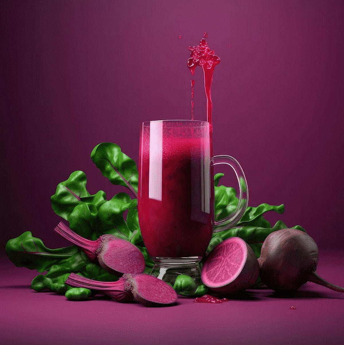 Beetroot Juice Net 33.8 fl.oz (1 Ltr.) - Two (2) Glass Bottles - High in Antioxidants